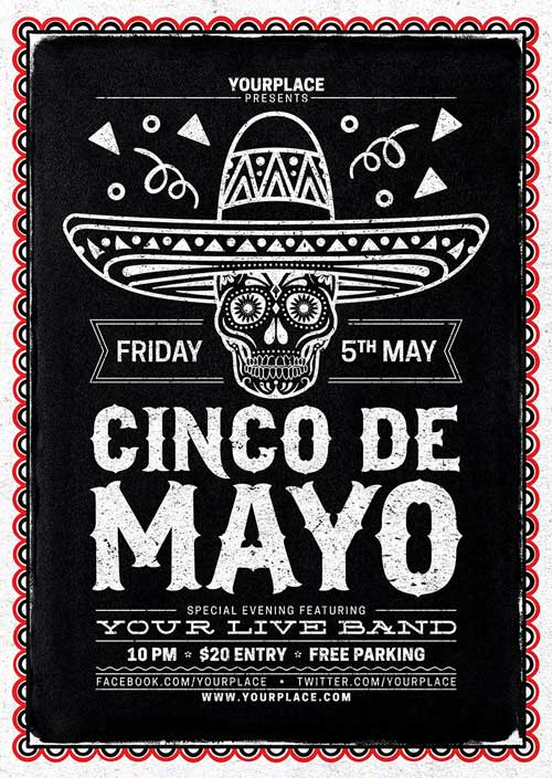 Cinco De Mayo Flyer and Poster Template
