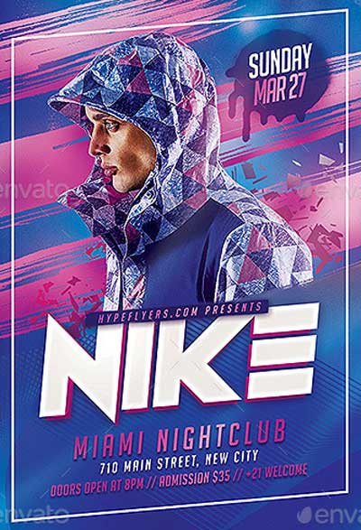 Electro DJ Artist Flyer Template