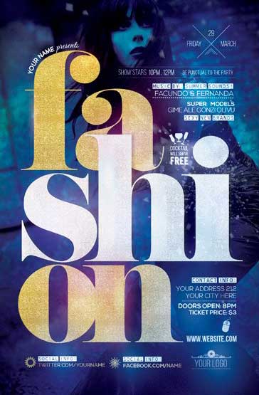 Fashion Live Show Flyer Template