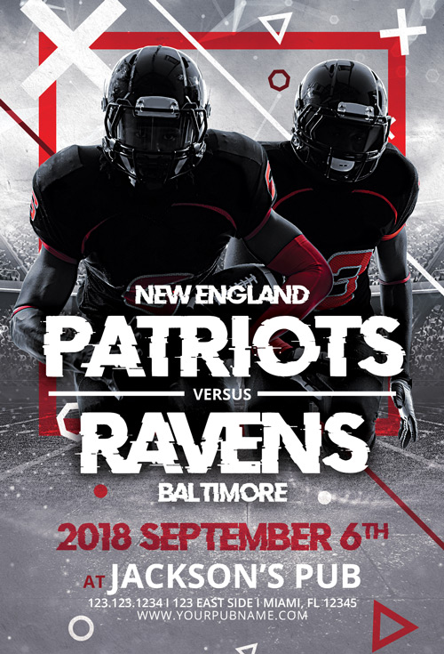 Football Game Day Vol.2 Flyer Template