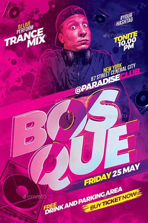 Guest Artist Flyer Template