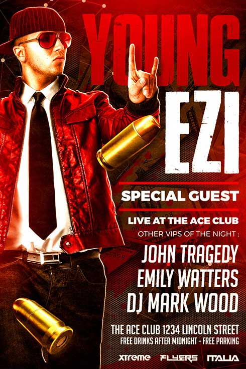 Hip Hop Artist Flyer Template
