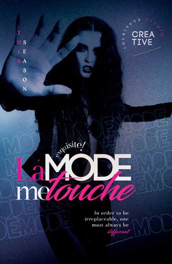 La Mode Me Touche Flyer Template