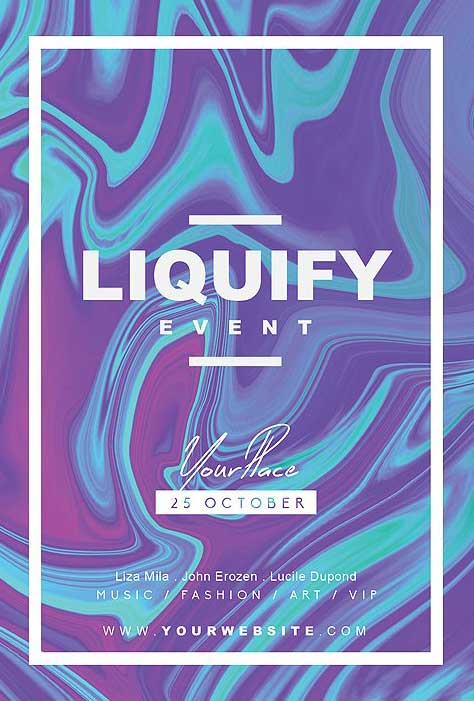 Liquify Flyer Template