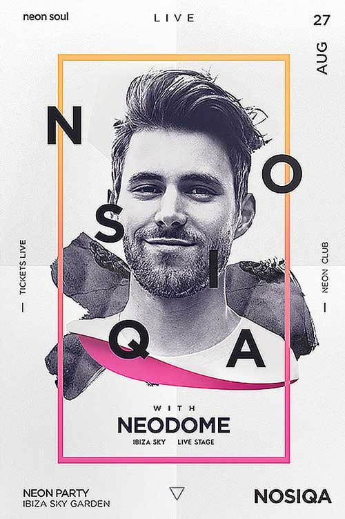 Modern DJ Flyer Template
