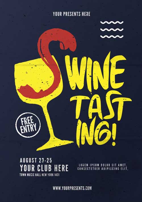 Wine Fest Flyer Template