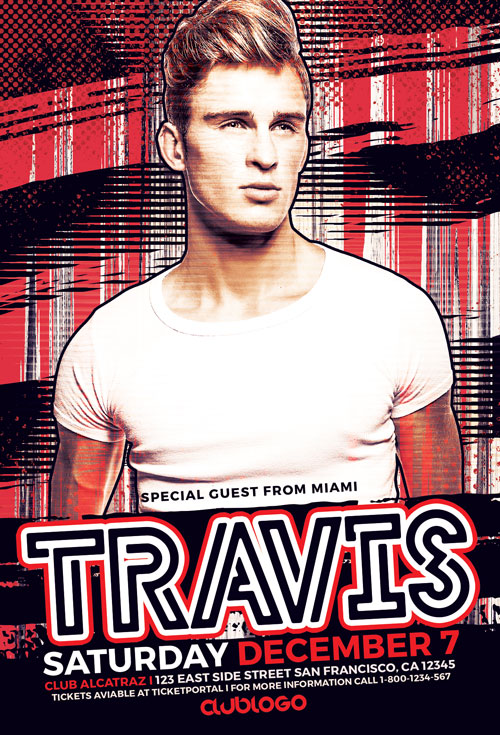 Indie DJ Club Party Flyer Template