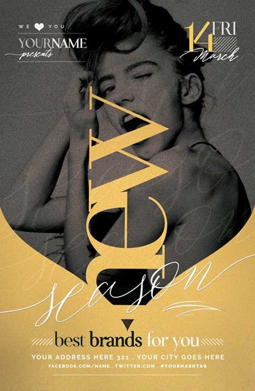 New Season Fashion Flyer Template