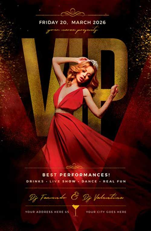 Vip Flyer Template