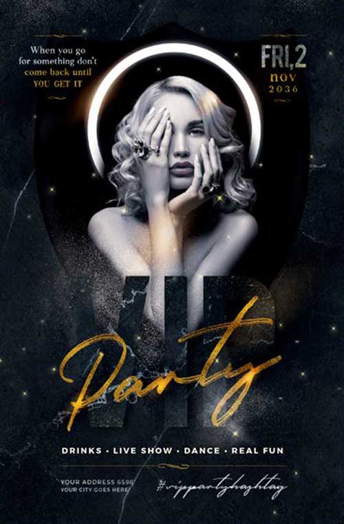 Vip Party Flyer Template
