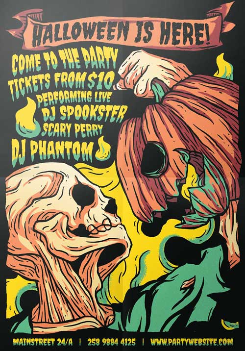 Halloween Event Flyer and Poster Template