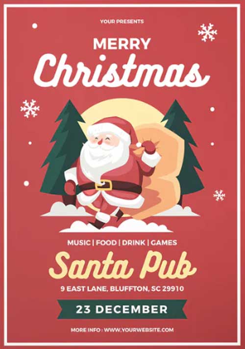 Christmas Eve Flyer Template