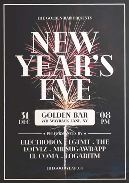 New Year's Eve Flyer Template