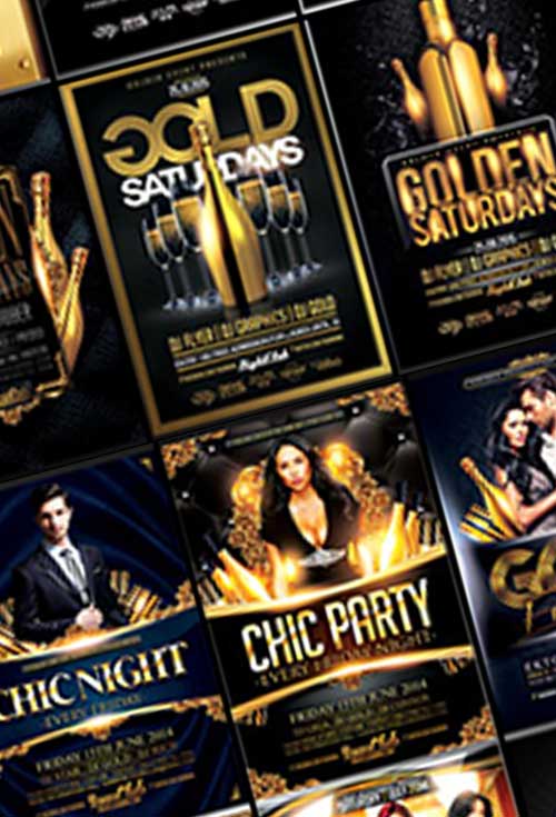 12 Elegant VIP Flyer Bundle