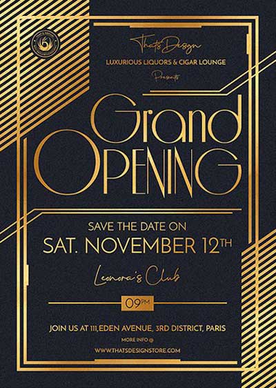 Grand Opening Flyer Template