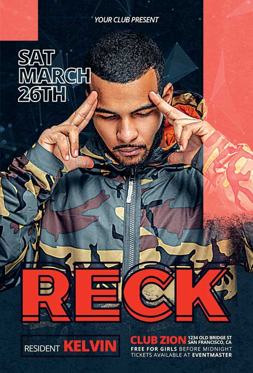 Exclusive DJ Artist Vol 4 Free Flyer Template
