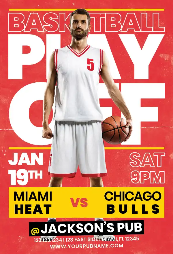 Free Basketball Flyer Template