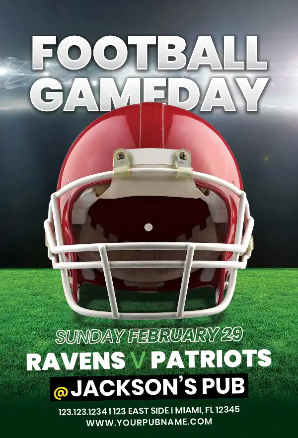 Free Football Flyer Template
