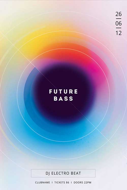 Future Bass Flyer Template