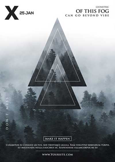Geometric Event Flyer Template