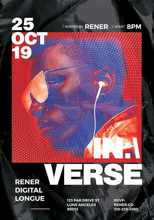 Hip Hop Event Flyer Template