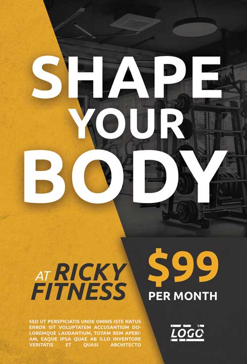 Free Fitness Flyer Template
