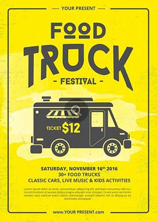 Food Truck Festival Flyer Template