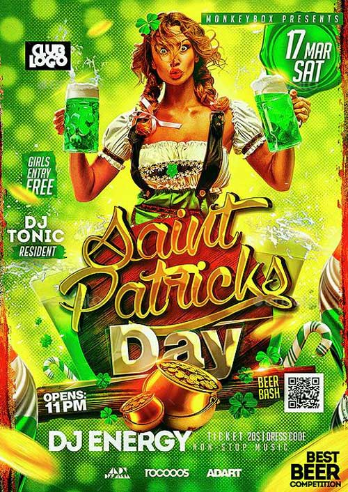 Saint Patricks Day Flyer PSD Template