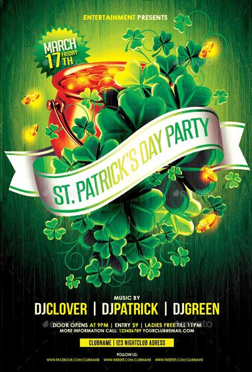 Saint Patricks Day Flyer Template