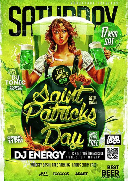 St Patricks Day Party Flyer Template