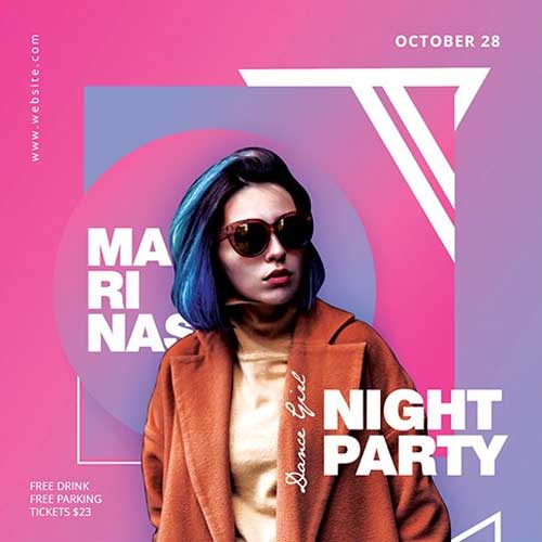 Dj Club Party Flyer Template