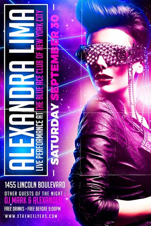 Guest DJ Party Flyer Template
