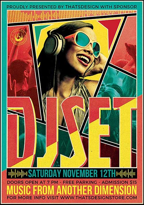 Guest Dj Club Party Flyer Template
