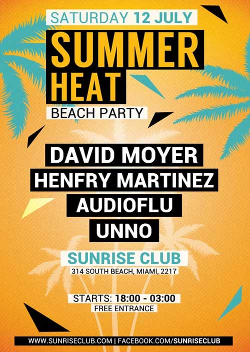 Minimal Summer Flyer Template