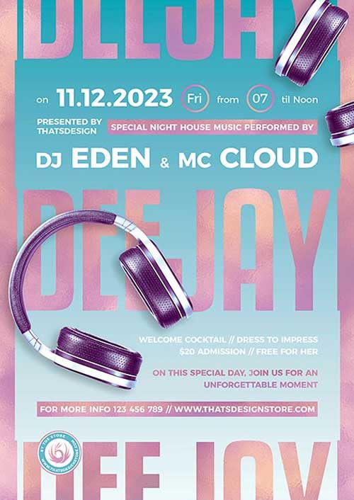 Special DJ Club Flyer Template