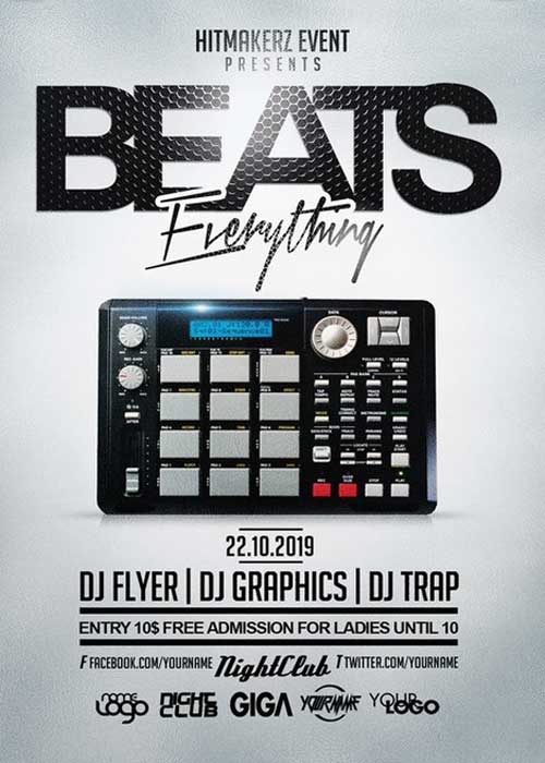 Beats Everything Flyer Templates