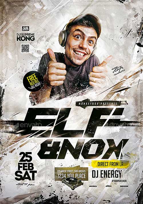 DJ Concert Flyer Template