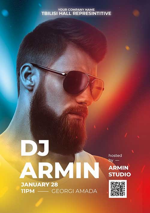 Dj Armin Flyer Templates