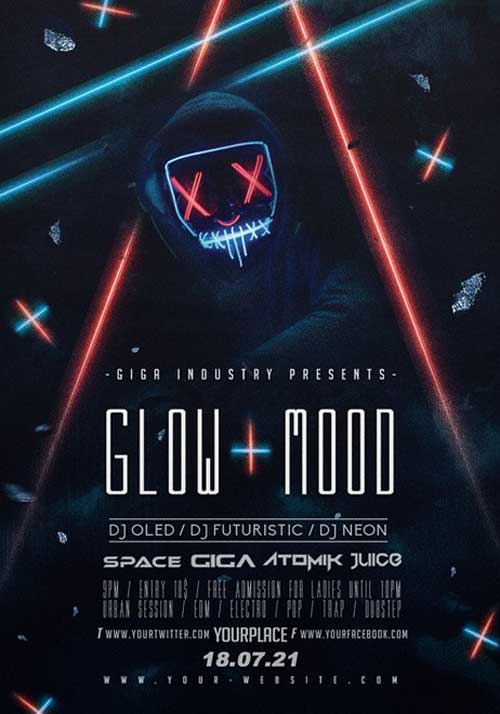 Glow Mood Flyer Templates