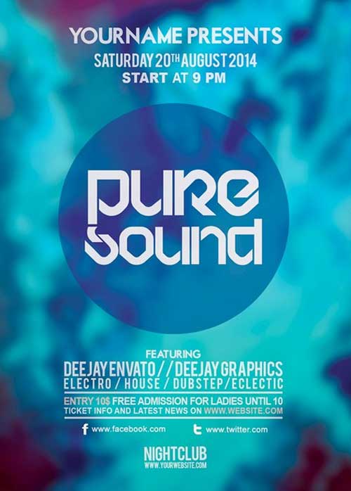 Pure Sound Flyer Templates