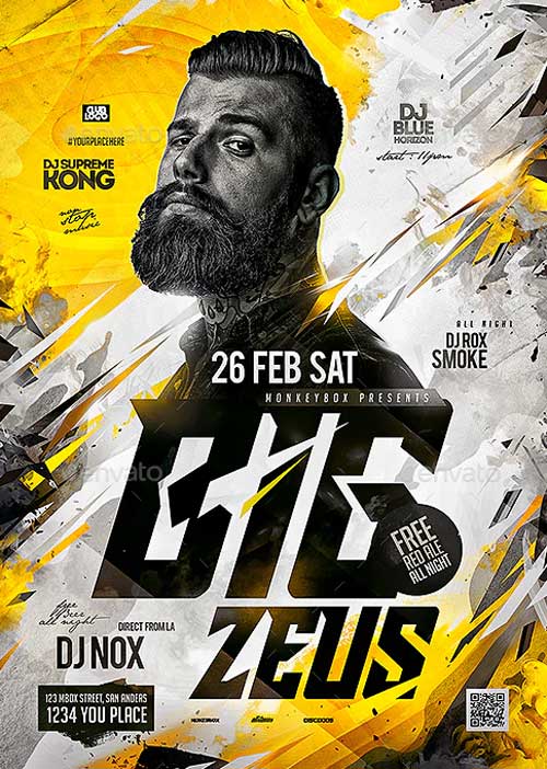 Rap Artist Flyer Template