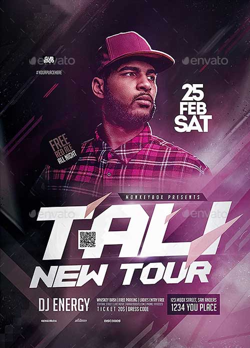 Rap Artist Flyer Template
