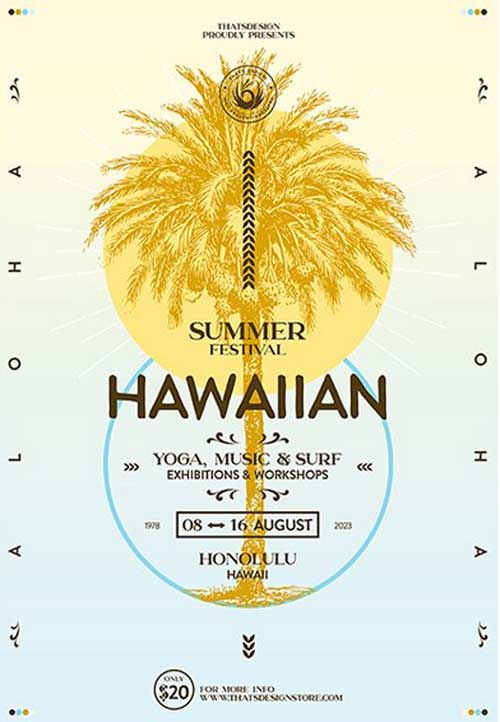 Summer Festival Flyer Template