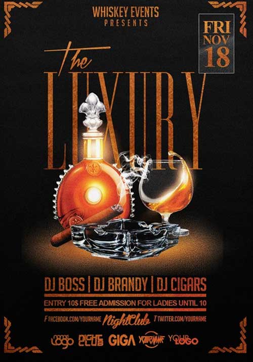 The Luxury Dj Flyer Templates