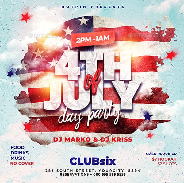 4th of July Instagram Template