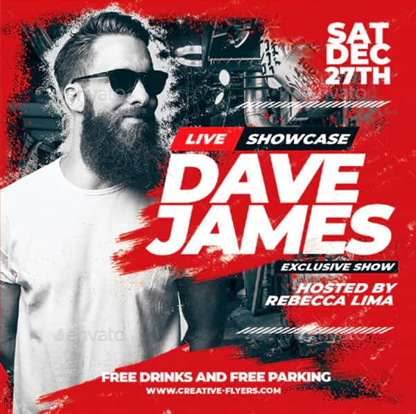 DJ Flyer and Instagram Template