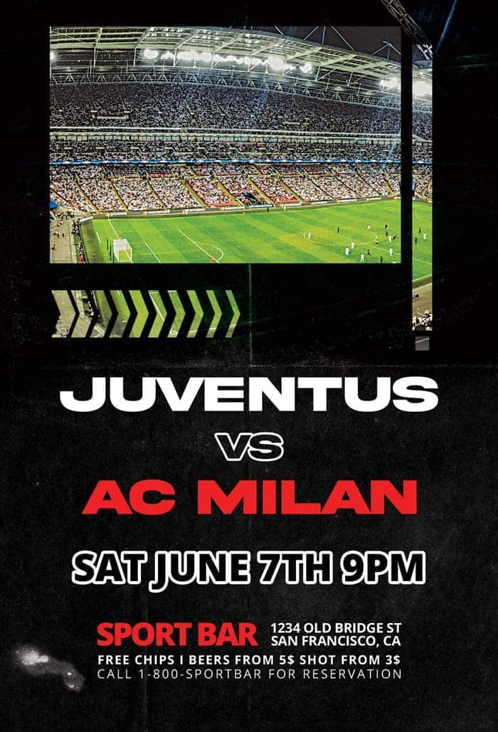 Free Euro Soccer Flyer Template