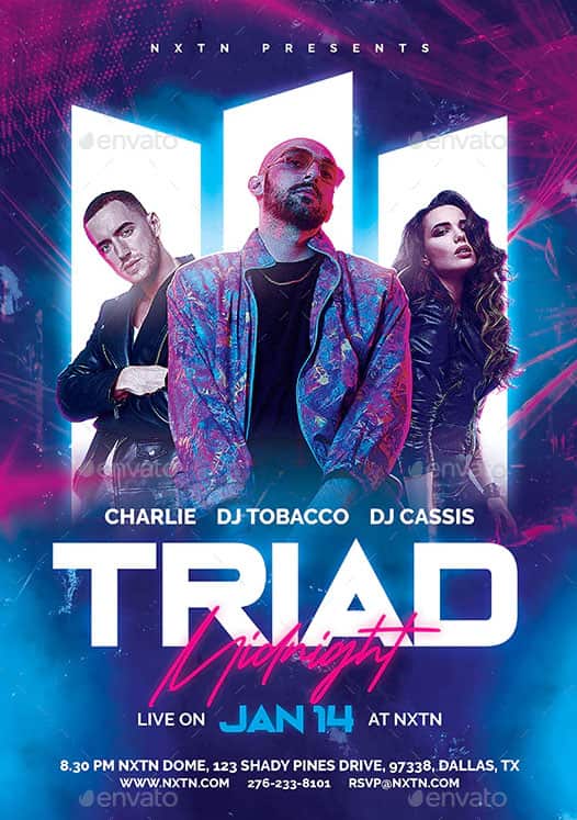 Night Club DJ Flyer Template