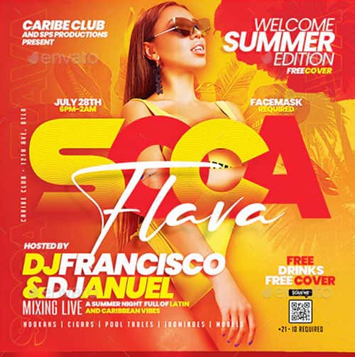 Urban Summer Party Flyer Template