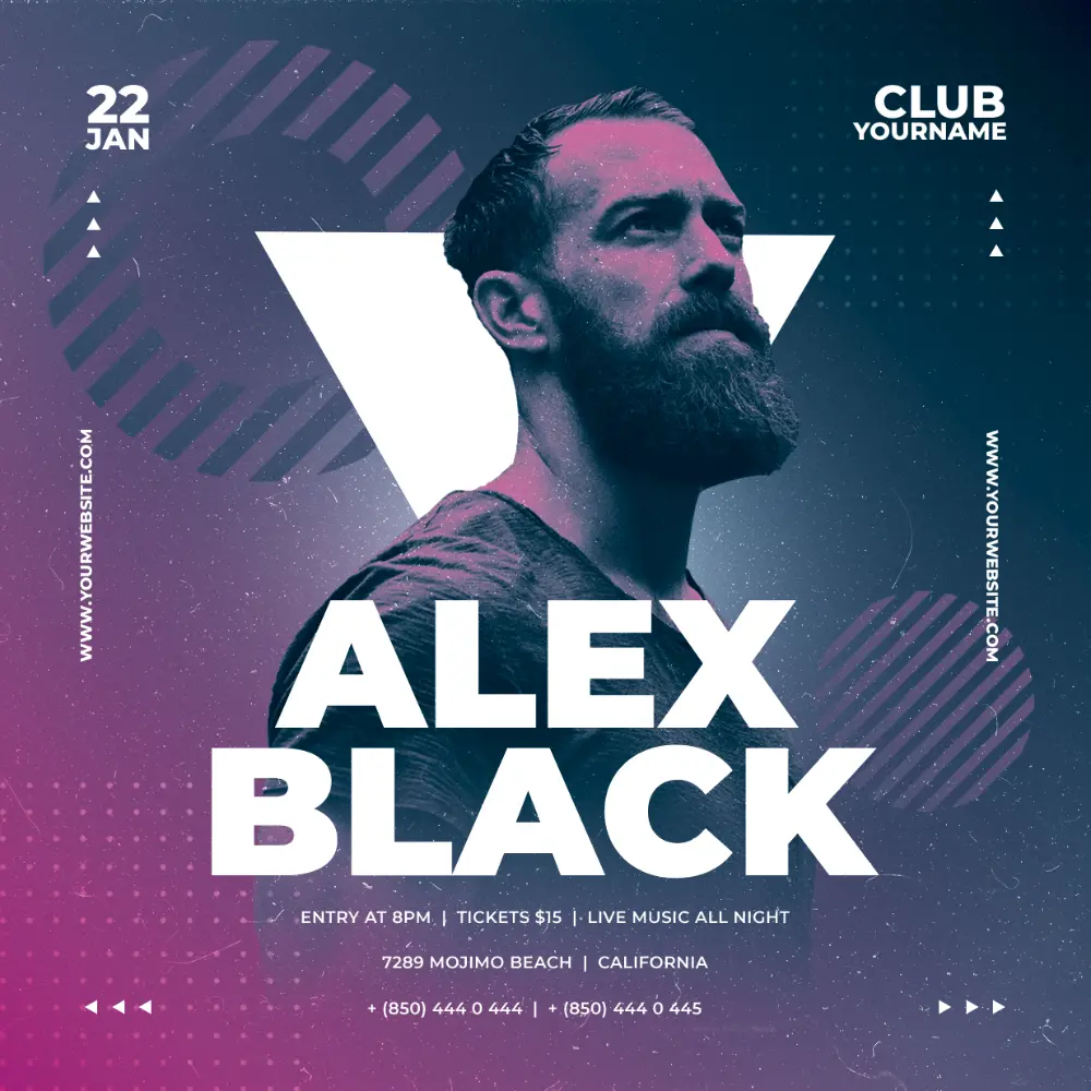 Free DJ Event Instagram Template